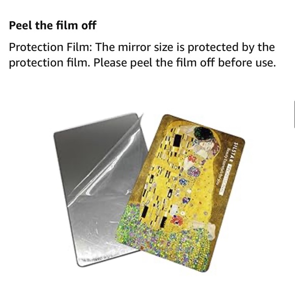 🪞Compact Makeup Mirror Card, Unbreakable~ Botticelli’s Birth of Venus🪞NWT - Picture 7 of 15